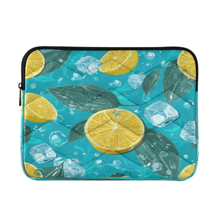 Laptop Bag Laptop Sleeves Laptop Case Laptop Protective Case Lemon Cubes with Leaves