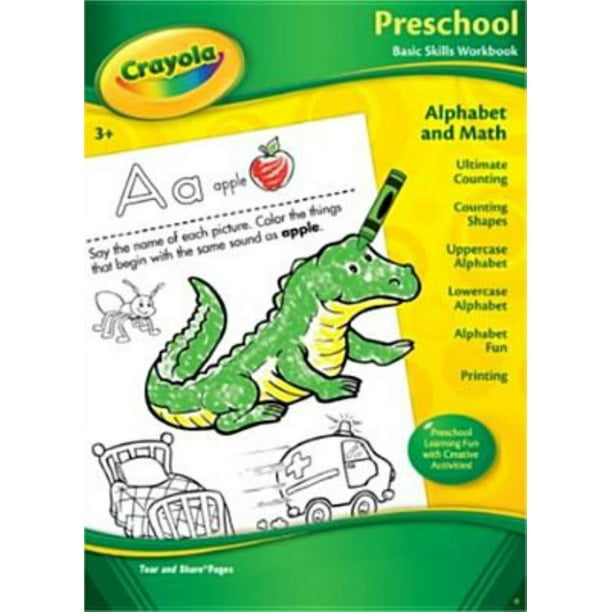 Bendon Publishing Crayola Preschool Basic Skills Activity Book