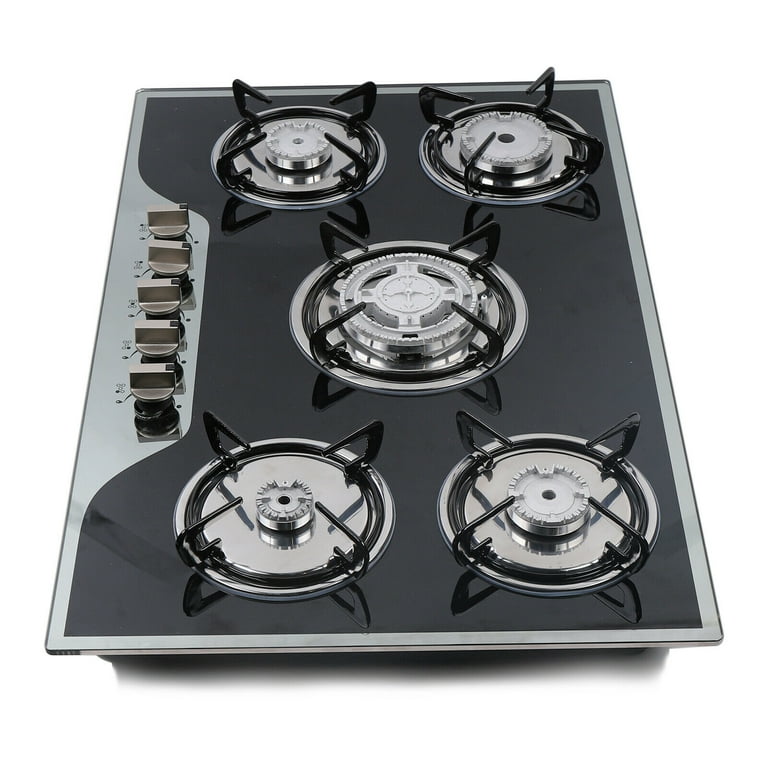 Cook Top 30 Stainless Steel Built-in 5 Burners Stove LPG/NG Gas Cooker Hob  usa 