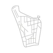 Genuine OE Toyota Bumper Cover Support Rail - 52592-12310