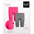 thumbnail image 2 of dELiA*s Girls Biker Shorts Breathable Stretch Athletic Yoga Running Dance Shorts for Girls 2 Pack, 2 of 7