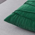 thumbnail image 4 of Funda de almohada decorativa de terciopelo a rayas de 2 piezas, fundas de cojín sólidas suaves para cama, sofá, coche, sala de estar, funda de almohada cuadrada (45*45cm) Vhermosa 2034648-3, 4 of 4