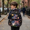 thumbnail image 4 of HUIACONG USA Flag Baseball Backpack for Students 9-18, Patriotic Print School Bag, Lightweight Durable Bookbag for Kids Teens Daily Use, 4 of 7