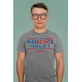 thumbnail image 4 of Election 2024 Nikki Haley 2024 Triple Stars Mens T Shirt, 4 of 5