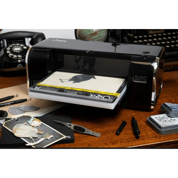 Sizzix Big Shot Switch Plus Electric Die Cutting & Embossing Machine by Tim Holtz, 9"