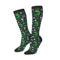 thumbnail image 2 of Balery Dinosaur and Bone Printed Novelty Socks Men's Women's Crew Socks Sports Socks Knee High Socks Cotton Socks Quirky and Cool Socks, 2 of 9