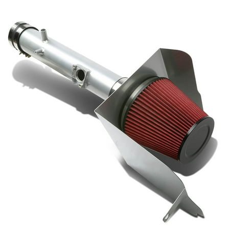 - For 2005 to 2010 Tacoma Silver Coated Aluminum Air Intake Pipe+Red Filter - 2 Gen V6 06 07 08 09