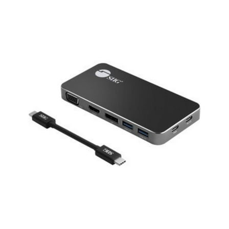 SIIG USB-C MST Video Travel Docking with PD