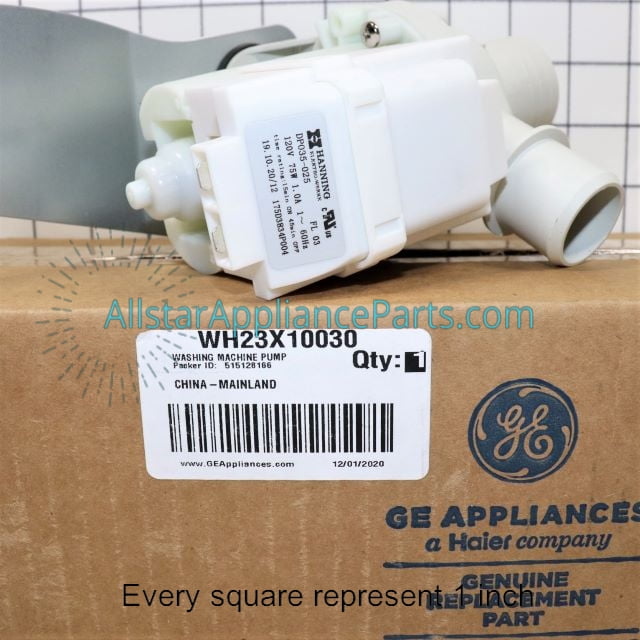 GE Washing Machine Drain Pump WH23X10030