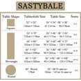 thumbnail image 5 of Rectangle Tablecloth - Linen Textured Farmhouse Table Cloth Water Resistant Wrinkle Free Washable Fabric Table Cover for Kitchen Dining Tabletop Decoration, 5 of 10