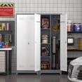 thumbnail image 2 of Broom Closet,65" Broom Closet Storage Cabinets with Lockable Door, 2 of 9