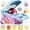 Blue, variant on Vegetable Chopper, Pro Onion Chopper, Multifunctional 13 in 1 Food Chopper, Kitchen Vegetable Slicer Dicer Cutter,Veggie Chopper With 8 Blades,Carrot and Garlic Chopper With Container