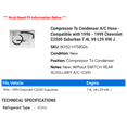 thumbnail image 2 of Compressor To Condenser A/C Hose - Compatible with 1996 - 1999 Chevrolet C2500 Suburban 7.4L V8 L29 VIN J - AC Delco, 2 of 2
