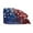 Dark Blue, variant on Floral Print Scrub Cap, 4th of July Cloth Work Hat Button Nurse Cap Surgical Cap, Independence Day Casual Head Wrap Dustproof Cap