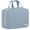 Light Blue, variant on HOTOR Travel Toiletry Bag for Women & Men, Spacious Hanging Hook Makeup Bag for Travel Size Toiletries, Black