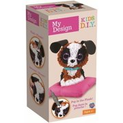 orb factory my design 3d dog plush toy (multi-colour)
