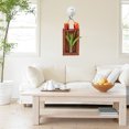 thumbnail image 4 of Tulipán Artificial, maceta montada en la pared, paisaje, planta artificial, decoración interior, flor falsa, 4 of 5