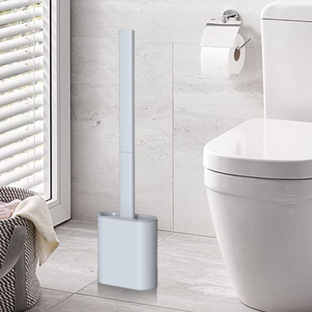 Cepillo De Baño Cepillo de limpieza TPR Mango desmontable Cepillo de mango largo Juegos de accesorios de baño