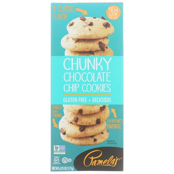 Pamela'S Chunky Chocolate Chip Cookies, 6.25 Oz