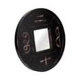 thumbnail image 2 of Carved Mirror, Brown 19.75"H - 19.75" x 1.5" x 19.75", 2 of 6