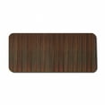 thumbnail image 1 of Chocolate Computer Mouse Pad, Wooden Stripes Floor Background in Carpentry Themed Illustration Retro Hardwood Image, Rectangle Non-Slip Rubber Mousepad X-Large, 35" x 15", Brown, by Ambesonne, 1 of 2
