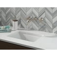 thumbnail image 2 of Delta H557RB Trinsic Bathroom Faucet Wall Mounted Lever Handles - Bronze, 2 of 7