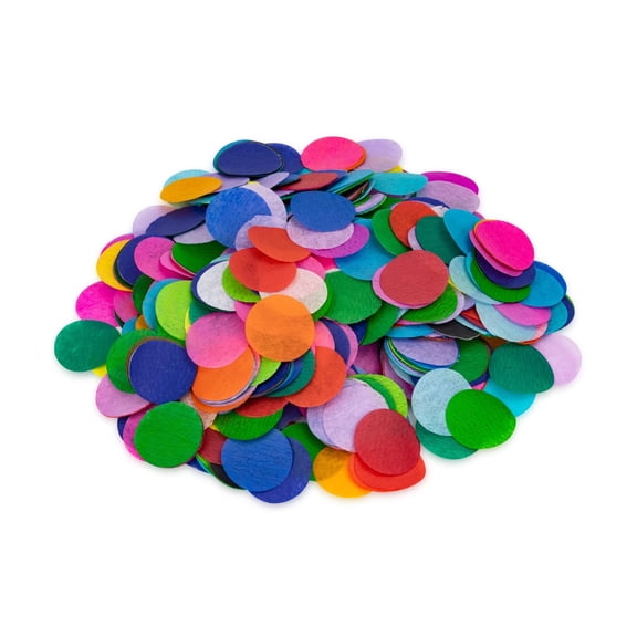 Hygloss Tissue Paper Circles – 2-Inch, 2,400 Pieces, 20 Assorted Colors for Crafts & DIY