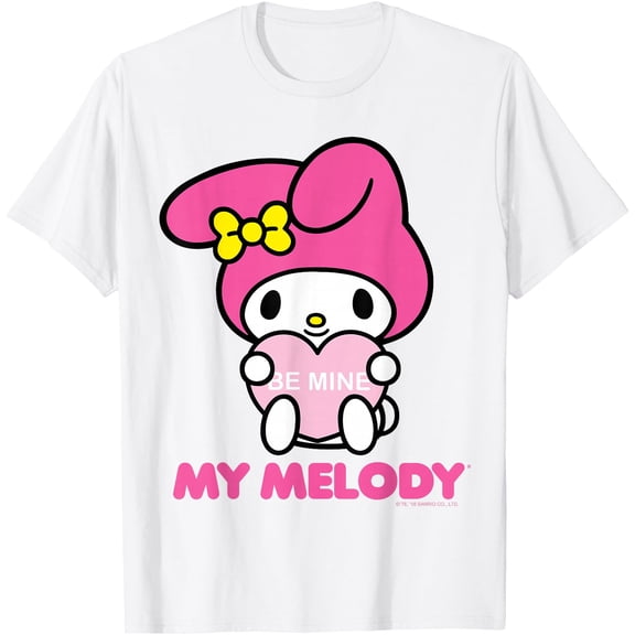 My Melody "Be Mine" Valentine DTG Print Unisex T-Shirt
