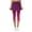 Wine, variant on KHONTS Women's Tennis Skirt Leggings High Waist Tummy Control Athletic Yoga Capri Golf Pants Workout Clothing Yellow XL