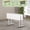 White 47.2in, variant on Folding Conference Room Table with Wheels, Narrow Mobile Training Tables for 6-12 Person, Modular Meeting Seminar Desk for Office (Oak 47.2in 6)