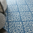 thumbnail image 6 of Nourison Grafix Damask Blue 6' x 9' Area Rug, (6x9), 6 of 8