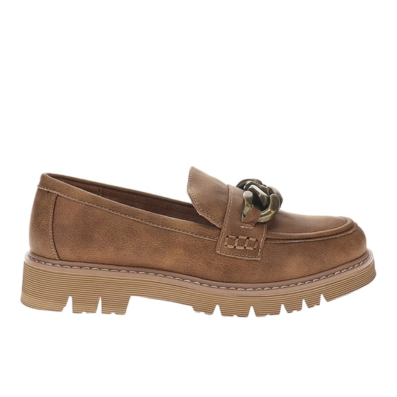 Corkys Womens Not Literally Lug Sole Loafers Casual Shoes