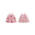 thumbnail image 2 of Gupgi Robe en Tulle pour Petite Fille de la Saint-Valentin 1 2 3 4 5 6 7 8 9 Ans Robe Cœur pour Enfants Robe Sans Manches Trapèze pour Tout-Petit, 2 of 9