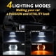thumbnail image 3 of Luz de automoción 2 faros delanteros LED de 7 pulgadas, 7 x 6, 5 x 7 pulgadas, faros LED cuadrados con haz alto/bajo, flecha, ojos de ángel, luz de señal de giro DRL, repuesto para Jeep Wrangler YJ Ch, 3 of 8