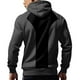 thumbnail image 5 of pstuiky camisa de manga larga para hombre, Suéter informal de moda para hombre, color liso, con capucha y manga larga top de hombre xl, 5 of 9