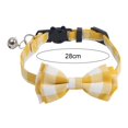 thumbnail image 6 of sunsanly British Plaid Cat Collar Bow Tie Breakaway Fabric Pet Necklet with Copper Bells Classic Design Neck Collar for Boy Girl Cats Puppy Dog, 6 of 8