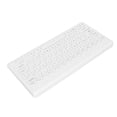 thumbnail image 5 of Teclado inalámbrico 2,4G 78 teclas diseño ergonómico portátil delgado ahorro de energía teclas redondas teclado USB blanco, 5 of 5