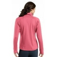 thumbnail image 3 of Sport-Tek &174; Pull-Over Extensible 1/2-Zip pour Femmes Sport-Wick &174; Lst850 m Rose Rush, 3 of 6