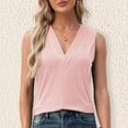 thumbnail image 6 of Sngxgn Women's Basic Short Camisole Strap Layering Tank Top(Pink,XL), 6 of 8