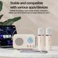 thumbnail image 6 of Karaoke Machine, InsCrazy Speakers with Microphone for Kids Adults, Microphone Bluetooth Speaker Home Outdoor Song Portable Retro Sound System, 6 of 6
