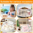thumbnail image 4 of Ihvewuo Acrylic Fillable Cake Stand Clear Cake Riser Cylinder Cupcake Stand Decorative Cake Display Round Cake Display Stand Reusable Cake Holder for Party Wedding Birthday 5.9in 7.87in 9.8in, 4 of 11