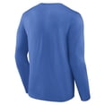 thumbnail image 3 of Men's Blue Oklahoma City Thunder Gradient Logo Long Sleeve T-Shirt, 3 of 3