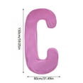 thumbnail image 2 of Pregnancy Pillow with C-Shaped Lumbar Support, Side Sleeping Pillow for Comfort, Removable Cover for Easy Cleaning, Soft and Breathable Material, Stylish Home Decor for Enhanced Sleep Experience, 2 of 6