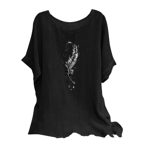 Summer Tops for Women 2026 Trendy, Tshirts Shirts Graphic Vintage V Neck Slim Fit Tees for Women Womens Summer Tops Casual Linen Solid Color Tshirts