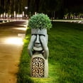 thumbnail image 7 of XGFHYJEH Garden Sculpture Feeder, Decorative Bird & Squirrel Feeder with Potted Base, Weather Resistant Outdoor Ornament for Home Courtyard Yard Landscape Decoration, 7 of 7