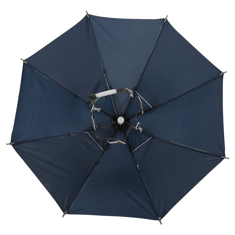 Kritne Umbrella Hat,Outdoor Handfree Umbrella Cap Fishing Hat