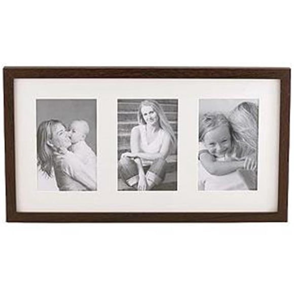 Sixtrees WD23246T 10 in. x 17 in. Logan2 Walnut 4 in. x 6 in.T - Print