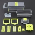 thumbnail image 4 of Outil de Préparation Alimentaire Multifonctionnel pour Cuisine Maison - Trancheuse, Déchiqueteuse et Trancheuse Auto-Conçue pour une Cuisson Efficace, Article à Succès Amazon, Durable et Facile à Utiliser, Vert Grisâtre, Sans Séparateur de Blanc d'Œuf, 4 of 5