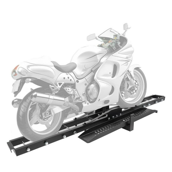 500LBS Hitch-Mount Motorcycle Carrier Hitch Mount Dirt Bike Rack  For Truck SUV