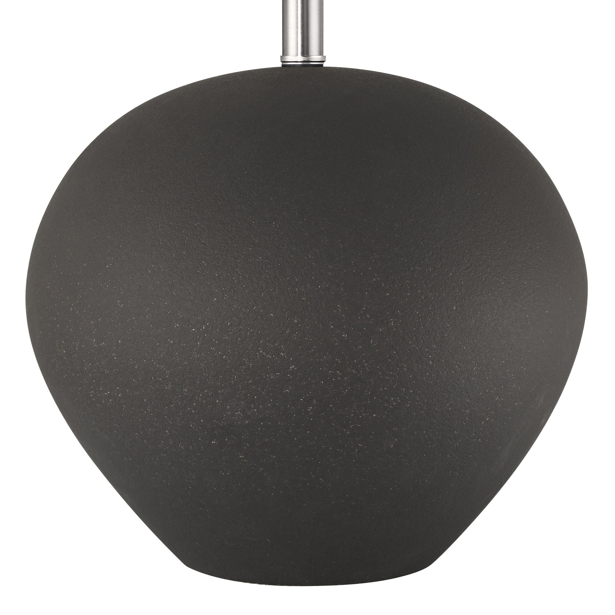 360 Lighting Paulo 24 1/2" High Pot Farmhouse Rustic Southwestern 3-Way Table Lamp Matte Black Ceramic Single Living Room Bedroom